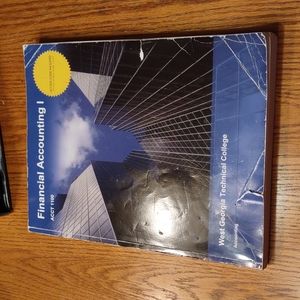 Financial Account 1 ACCT 1100 College Textbook